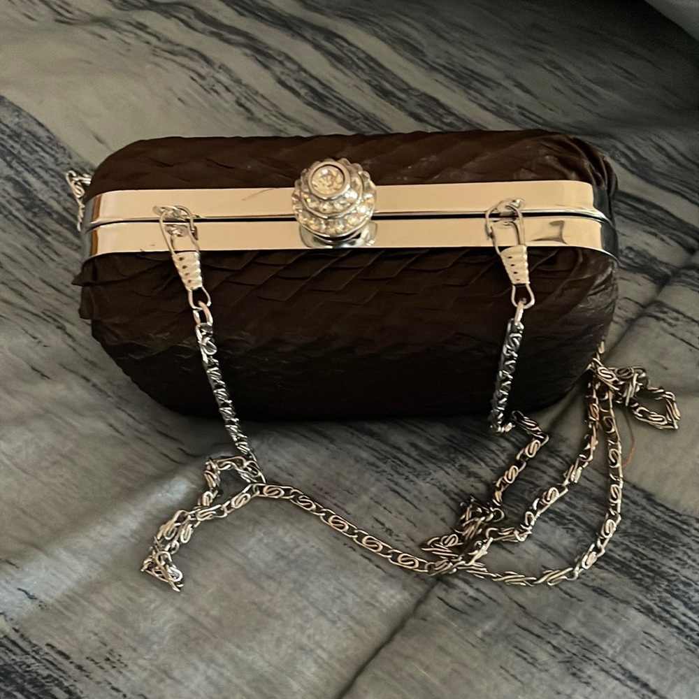 Adorable little black dress bag .